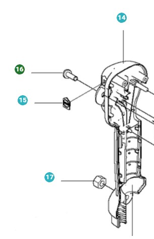 Akselhane i gruppen Reservedele / Reservedele Løvblæsere / Reservedele Husqvarna 580BTS hos GPLSHOP (5371412-03)