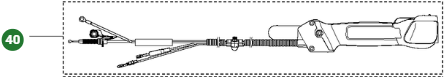 Gashåndtag 5371972-15 i gruppen Reservedele / Reservedele Buskryddere / ➤300-serien / Reservedele Husqvarna 355RX hos GPLSHOP (5371972-15)
