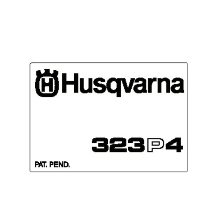 Sticker Starter App 5373534-10 i gruppen Reservedele / Reservedele Motorsave / ➤300-serien / Reservedele Husqvarna 323P4 hos GPLSHOP (5373534-10)