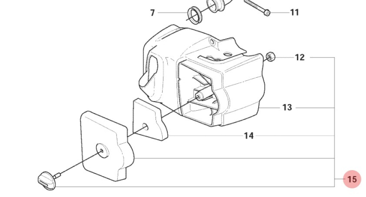 Cylinderdæksel Kpl 5374120-04 i gruppen  hos GPLSHOP (5374120-04)
