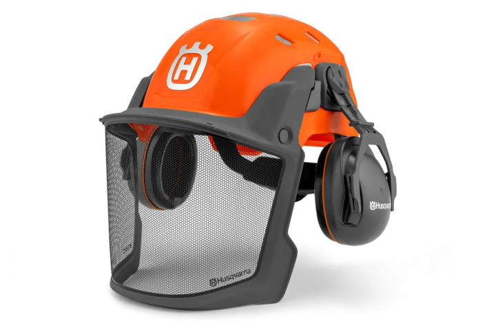 Husqvarna skovhjelm, Technical, orange fluorescerende i gruppen Husqvarna Skov og have produkter / Husqvarna Tøj/Udstyr / Skovhjelm hos GPLSHOP (5376446-01)