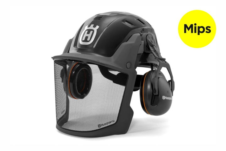 Husqvarna skovhjelm, Technical Mips grå i gruppen Husqvarna Skov og have produkter / Husqvarna Tøj/Udstyr / Skovhjelm hos GPLSHOP (5376448-03)