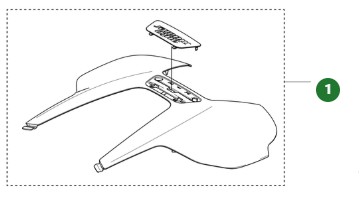Topkåbe Automower 430V Nera i gruppen Reservedele Robotplæneklipper / Reservedele Husqvarna Automower® 430V Nera hos GPLSHOP (5401969-01)