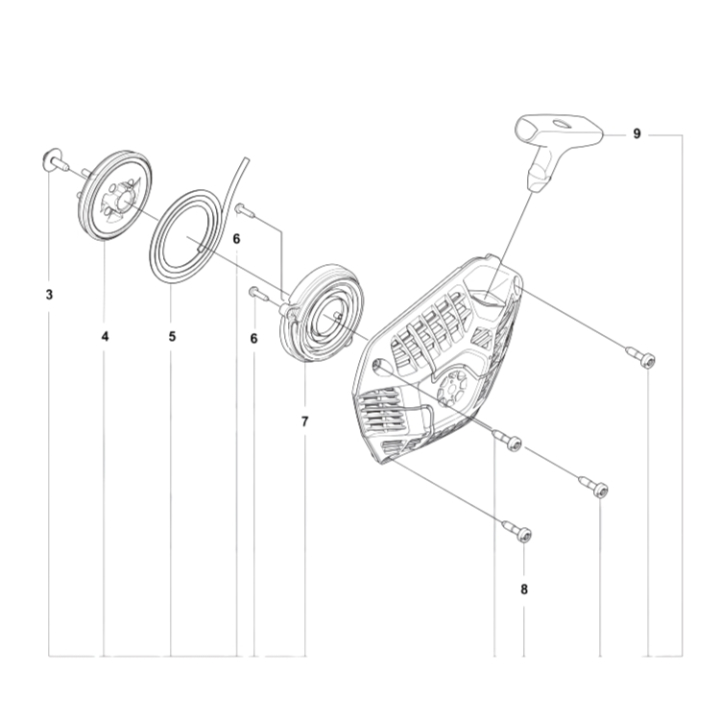 Starter Husqvarna 564XP i gruppen  hos GPLSHOP (5402235-01)