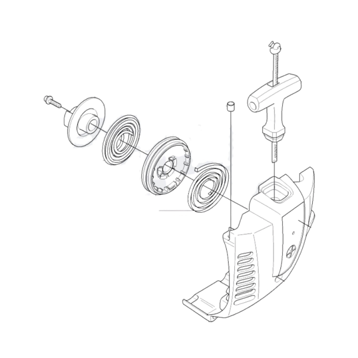 Starter Kpl 5440103-02 i gruppen Reservedele / Reservedele Jonsered Buskryddere / Reservedele Jonsered GT2125 hos GPLSHOP (5440103-02)