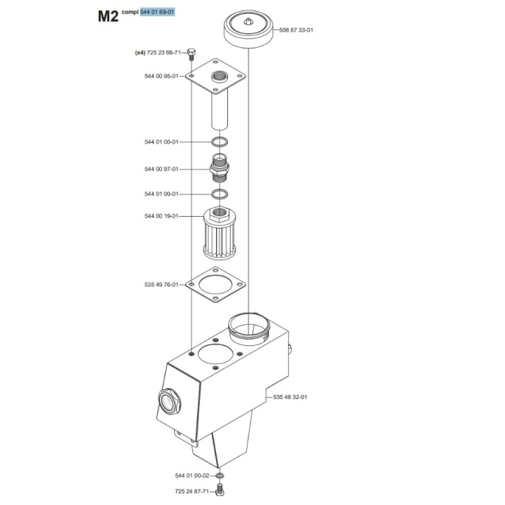 Tank i gruppen Reservedele / Reservedele Rider / Reservedele Husqvarna Rider Proflex 21 AWD hos GPLSHOP (5440169-01)