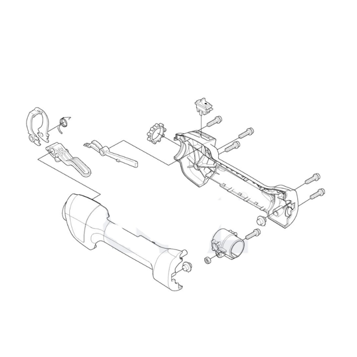 Håndtag Gaskontrol 5441436-03 i gruppen Reservedele / Reservedele Jonsered Buskryddere / Reservedele Jonsered GC2236 hos GPLSHOP (5441436-03)