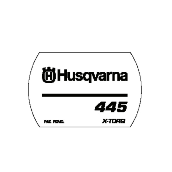Decal 5443770-01 i gruppen Reservedele / Reservedele Motorsave / ➤400-serien hos GPLSHOP (5443770-01)