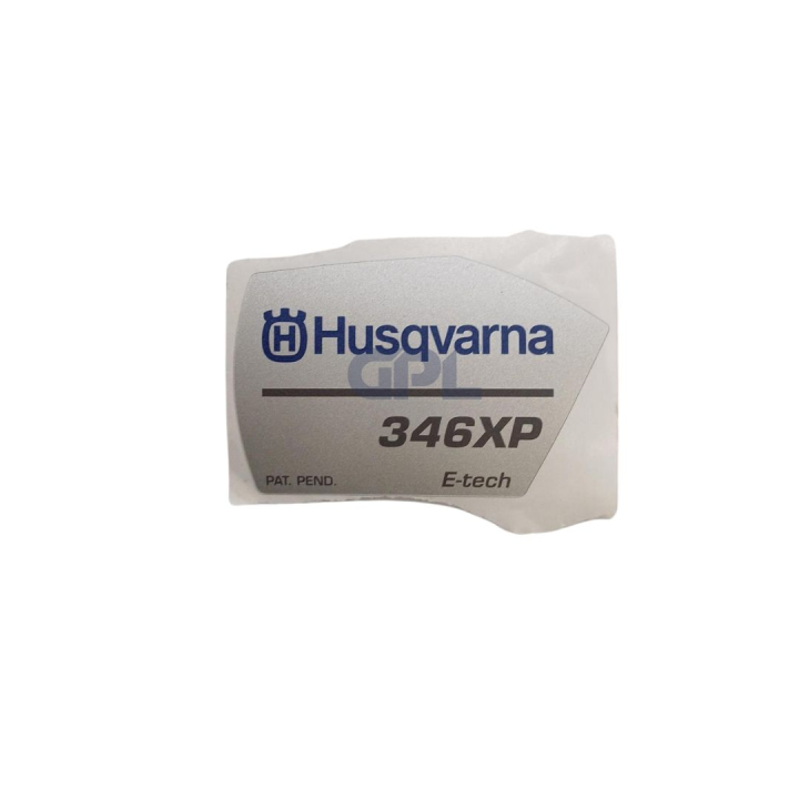 Mærkat 5449736-02 i gruppen Reservedele / Reservedele Motorsave / Reservedele Husqvarna 346XP hos GPLSHOP (5449736-02)