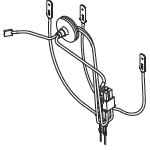 Wiring Charing base i gruppen Reservedele Robotplæneklipper / Reservedele Husqvarna Automower® 220 AC / Automower 220 AC - 2008 hos GPLSHOP (5449838-01)