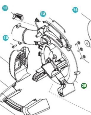 Scroll - Indre i gruppen Reservedele / Reservedele Løvblæsere / Reservedele Husqvarna 125BVX hos GPLSHOP (5451100-01)