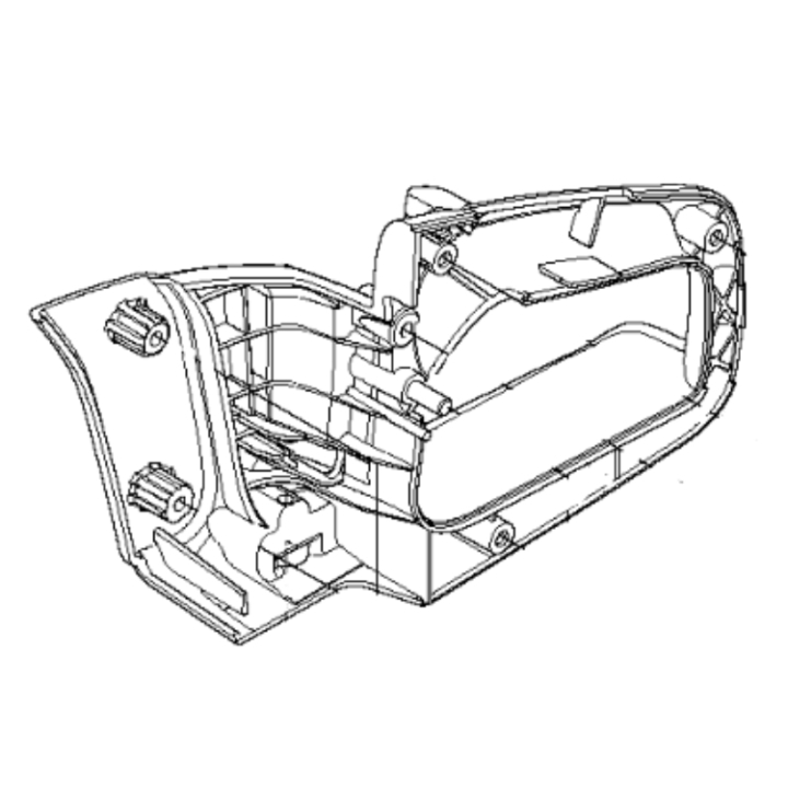 Bagerste håndtag 5452154-01 i gruppen Reservedele / Reservedele Motorsave / Reservedele Husqvarna 240/E/Triobrake hos GPLSHOP (5452154-01)