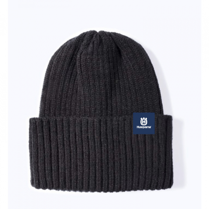 Husqvarna Hat Beanie Sort 5460796-01 i gruppen Husqvarna Skov og have produkter / Husqvarna Tøj/Udstyr / Arbejdstøj / Tilbehør hos GPLSHOP (5460796-01)