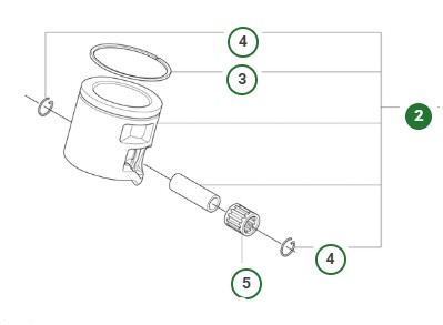 Stempel Husqvarna 560 XPG Mark II, 562 XPG Mark II i gruppen  hos GPLSHOP (5461080-04)