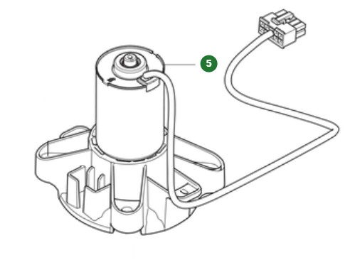Klippemotor forreste Gardena Sileno Max, Sileno Free i gruppen Reservedele Robotplæneklipper / Reservedele Gardena Smart Sileno Max / Gardena Smart Sileno Max - 2025 hos GPLSHOP (5466779-02)