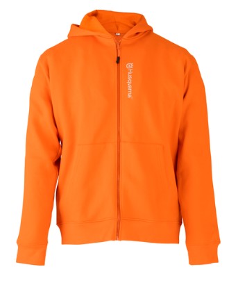 Husqvarna Zip Hoodie Orange, XL i gruppen Husqvarna Skov og have produkter / Husqvarna Tøj/Udstyr / Arbejdstøj / Tilbehør hos GPLSHOP (5471585-58)