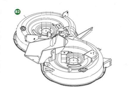 Klippeaggregatsæt Tc 112 Versio i gruppen Reservedele / Reservedele Havetraktorer / Reservedele Husqvarna TC 112 hos GPLSHOP (5473167-03)