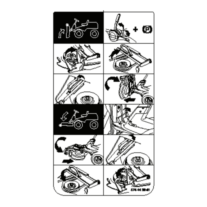 Decal i gruppen Reservedele / Reservedele Rider / Reservedele Husqvarna Rider 316TXs AWD hos GPLSHOP (5744432-01)