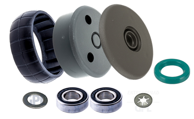 Forhjul med dæk inkl leje 320,330x,420,430x,440,450x i gruppen Reservedele Robotplæneklipper / Reservedele Husqvarna Automower® 550 / Automower 550 - 2023 hos GPLSHOP (5744498)
