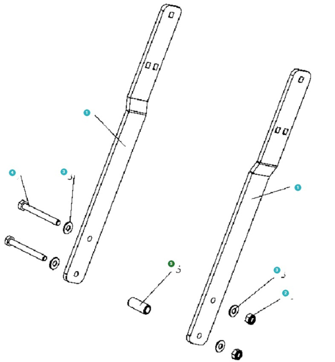 Afstandsskive 5753609-01 i gruppen hos GPLSHOP (5753609-01)