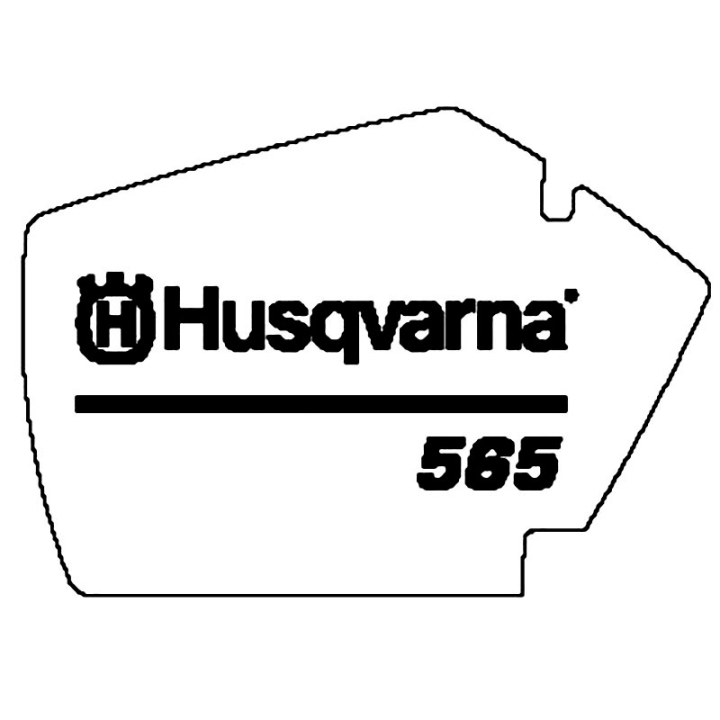 Decal 5753964-03 i gruppen Reservedele / Reservedele Motorsave / Reservdele Husqvarna 565 hos GPLSHOP (5753964-03)