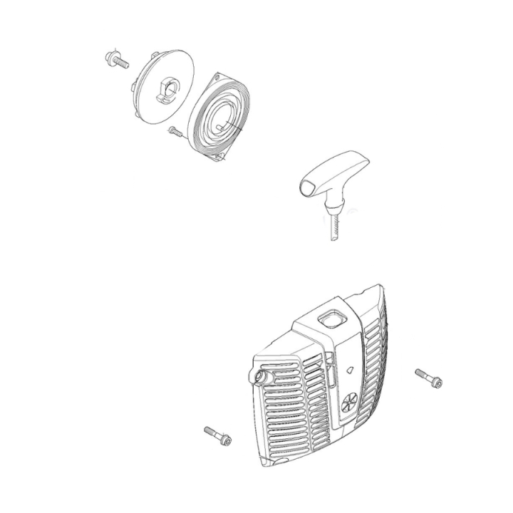 Starter Kpl 5755279-01 i gruppen Reservedele / Reservedele Jonsered Buskryddere / Reservedele Jonsered FC2256W hos GPLSHOP (5755279-01)