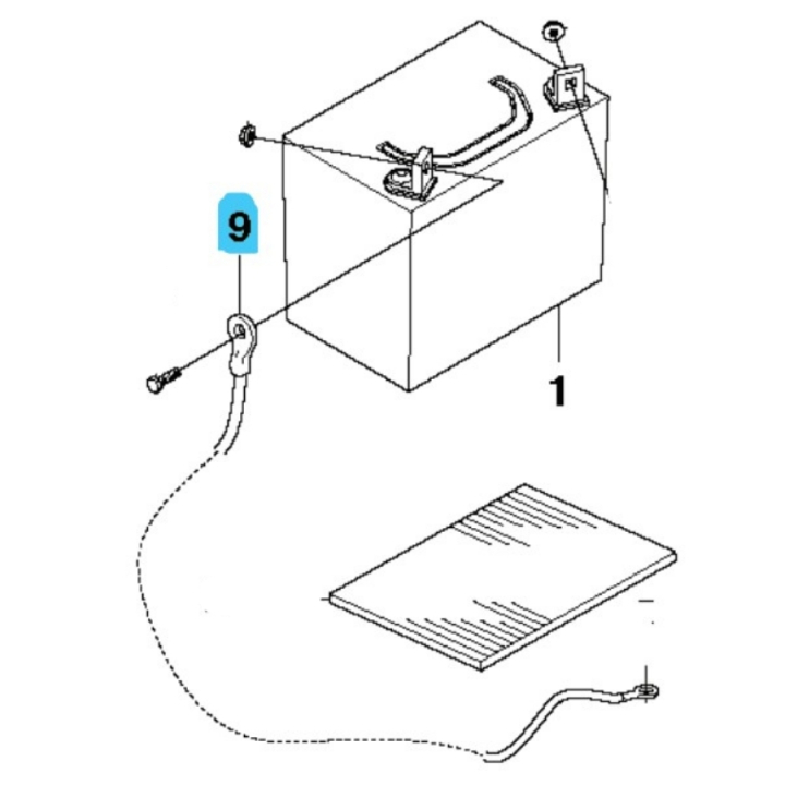 Kabel i gruppen Reservedele / Reservedele Rider / Reservedele Husqvarna Rider 422 TS AWD hos GPLSHOP (5761838-02)
