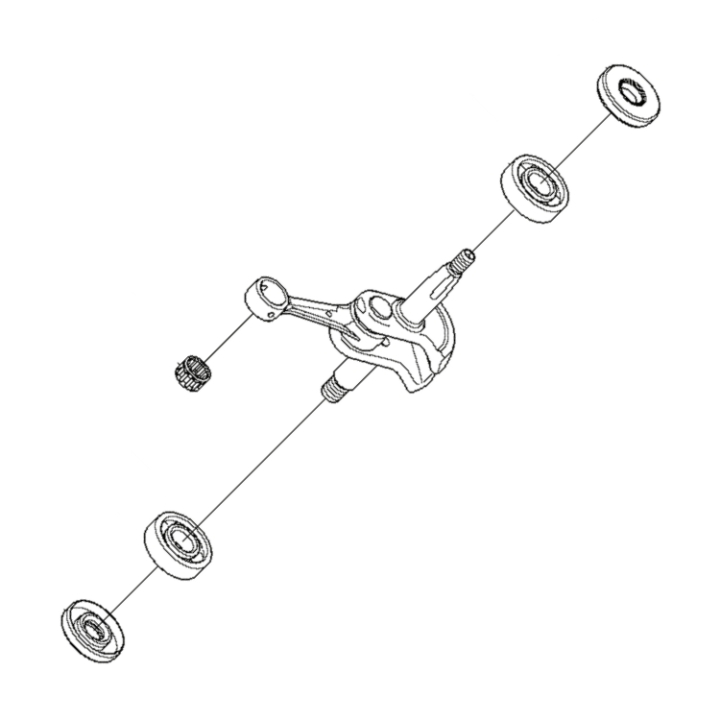 Krumtapaksel i gruppen Reservedele / Reservedele Hækkeklippere / Reservedele Husqvarna 122HD45 hos GPLSHOP (5776700-01)