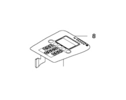 Tastatur 5777083-01 i gruppen Reservdele Robotplæneklipper / Reservdele Gardena R70Li / Gardena R70Li - 2015 hos GPLSHOP (5777083-01)