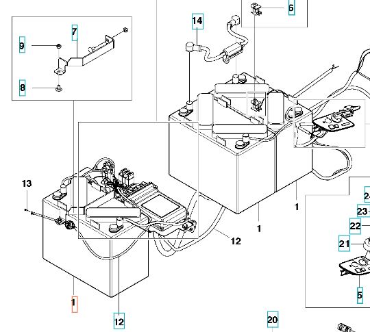 Batteri Til Rider Batteri 5781515-01 i gruppen  hos GPLSHOP (5781515-01)