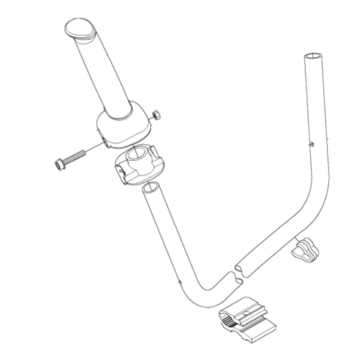Styr Komplet Horda Grip 578248202 5782482-02 i gruppen Reservedele / Reservedele Buskryddere / Reservedele Husqvarna 525RX/T hos GPLSHOP (5782482-02)