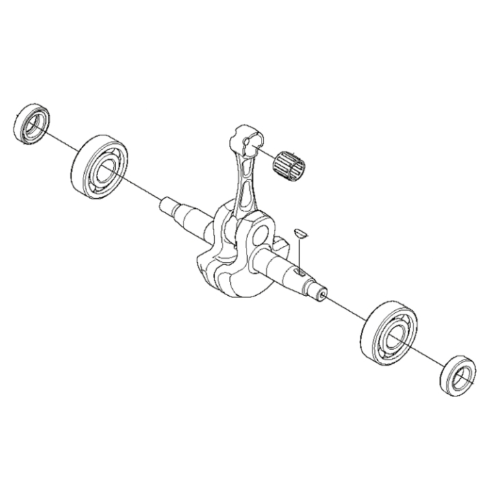 Krumtapaksel, Kpl i gruppen Reservedele / Reservedele Løvblæsere / Reservedele Husqvarna 580BTS hos GPLSHOP (5783851-01)