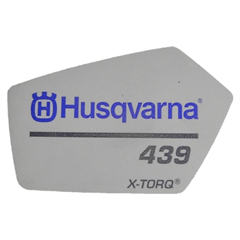 Decal 5793135-01 i gruppen Reservedele / Reservedele Motorsave / Reservdele Husqvarna 439 hos GPLSHOP (5793135-01)