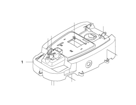 Display Cover 5793919-01 i gruppen Reservedele Robotplæneklipper / Reservdele Gardena R70Li / Gardena R70Li - 2014 hos GPLSHOP (5793919-01)