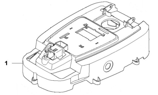 Display Cover 5793919-02 i gruppen Reservdele Robotplæneklipper / Reservedele Gardena R80Li / Gardena R80Li - 2020 hos GPLSHOP (5793919-02)