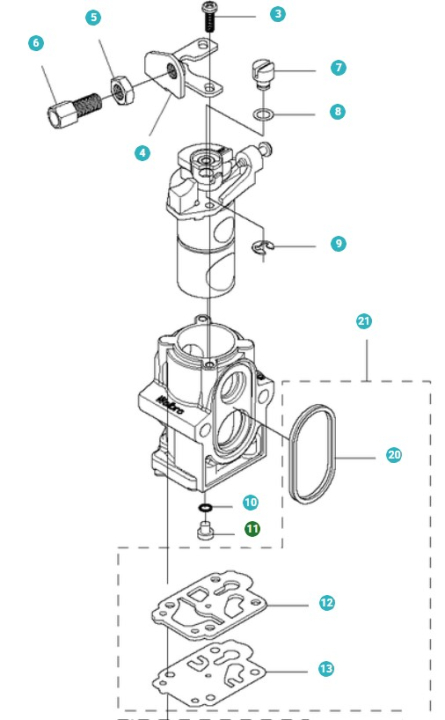 Dyse 5796053-01 i gruppen hos GPLSHOP (5796053-01)