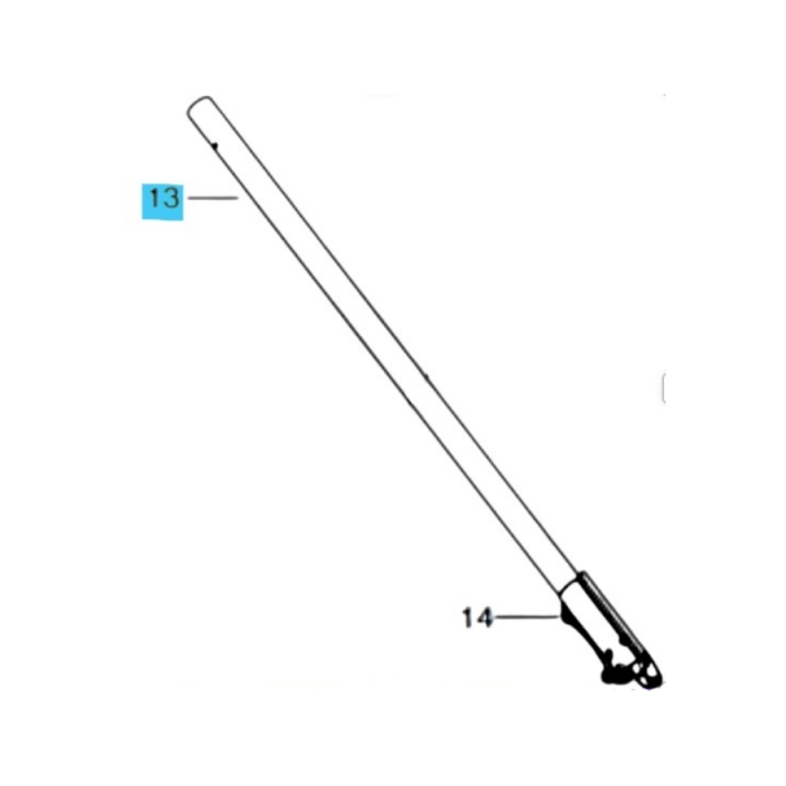 Sæt Øvre Drivaksel Assy 5796294-02 i gruppen Reservedele / Reservedele McCulloch Buskryddere / Reservedele McCulloch B428PS hos GPLSHOP (5796294-02)