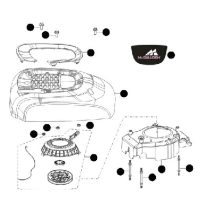Dæksel/Start Sæt 5798202-03 i gruppen  hos GPLSHOP (5798202-03)