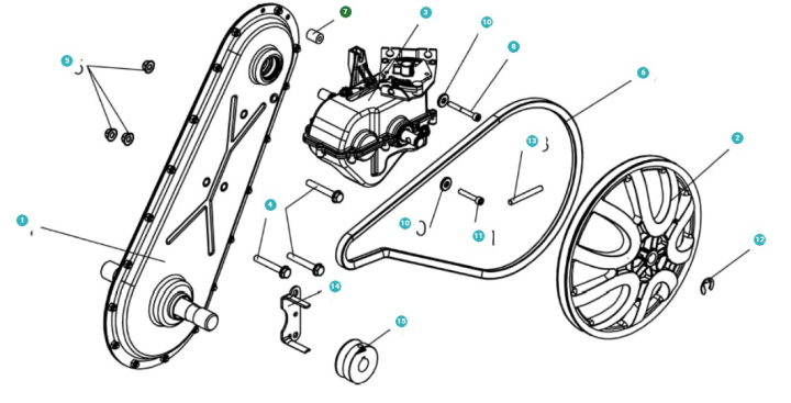 Afstandsskive 5803148-01 i gruppen hos GPLSHOP (5803148-01)