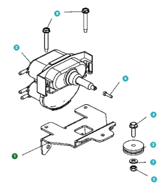 Støtte Pneumatisk Cylinder 5803226-01 i gruppen hos GPLSHOP (5803226-01)