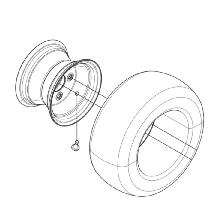Hjul Assy i gruppen Reservedele / Reservedele Rider / Reservedele Husqvarna Rider 422 TS AWD hos GPLSHOP (5806303-02)