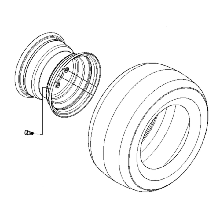 Hjul Kpl 5807693-01 i gruppen  hos GPLSHOP (5807693-01)