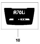 Mærkat R70Li 5809276-01 i gruppen Reservdele Robotplæneklipper / Reservdele Gardena R70Li / Gardena R70Li - 2019 hos GPLSHOP (5809276-01)