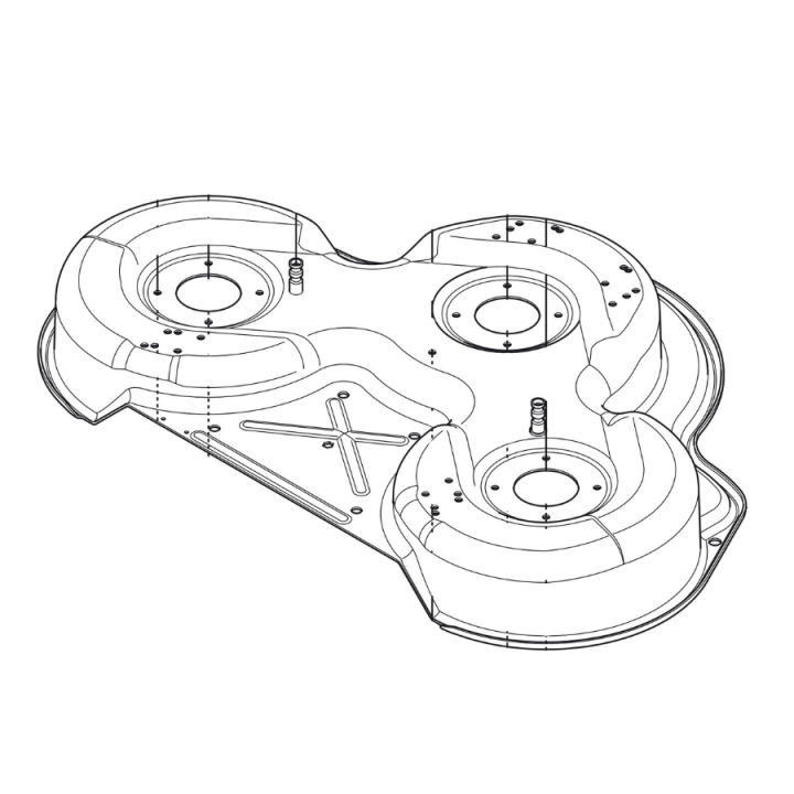 Deck Shell Assy Combi 94 Blac 5811176-12 i gruppen  hos GPLSHOP (5811176-12)
