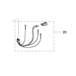 Kabelføring Ladestation 5816223-02 i gruppen Reservedele Robotplæneklipper / Reservedele Husqvarna Automower® 330X / Automower 330X - 2015 hos GPLSHOP (5816223-02)