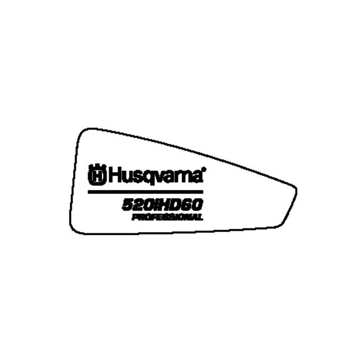 Decal Product Right 520Ihd60 i gruppen Reservedele / Reservedele Hækkeklippere / Reservedele Husqvarna 520iHD60 hos GPLSHOP (5816629-05)