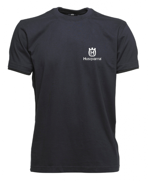 Husqvarna T-Shirt - Small logo S i gruppen Husqvarna Skov og have produkter / Husqvarna Tøj/Udstyr / Arbejdstøj / Tilbehør hos GPLSHOP (5823248-01)