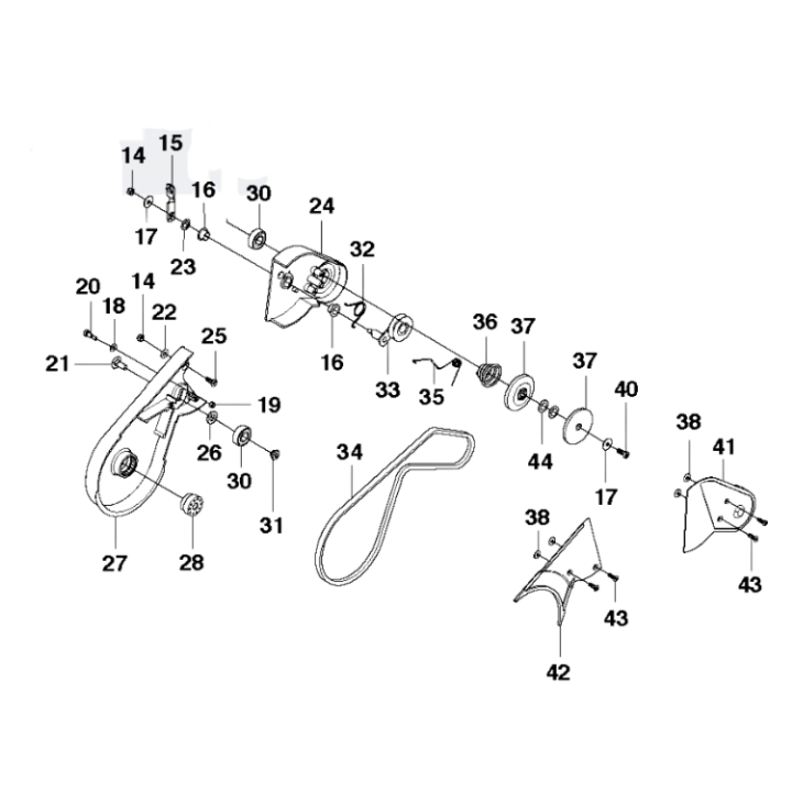 Transmissionssæt Samlerhous 5851927-03 i gruppen  hos GPLSHOP (5851927-03)