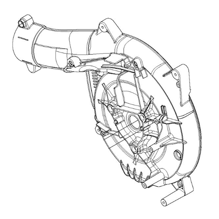 Shell Vä i gruppen Reservedele / Reservedele Løvblæsere / Reservedele Husqvarna 525BX hos GPLSHOP (5856125-01)