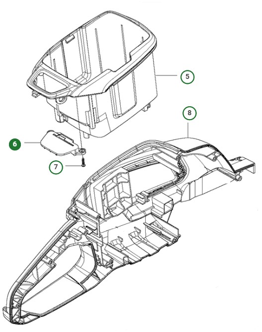 Tastaturstøtte 5856350-01 i gruppen hos GPLSHOP (5856350-01)